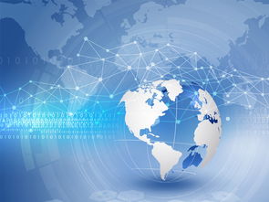 藍色科技地球矢量素材圖片 模板下載 65.54mb 其他大全 科技